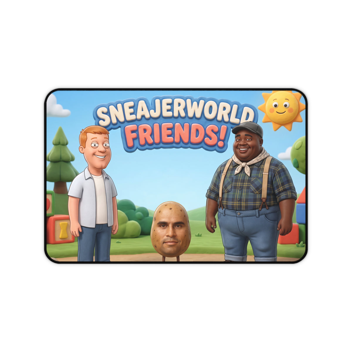 SNEAJERWORLD FRIENDS! Desk Mat