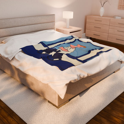 Sneakers O'Toole Velveteen Plush Blanket