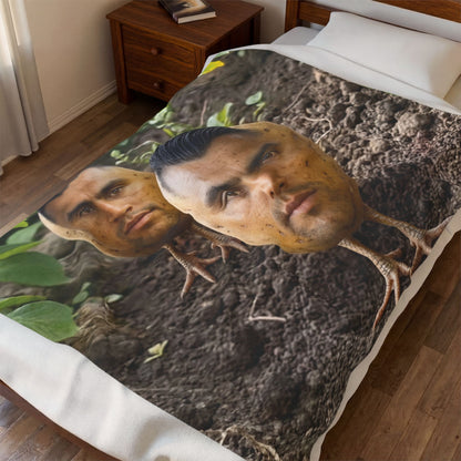 Potato Boys Velveteen Plush Blanket