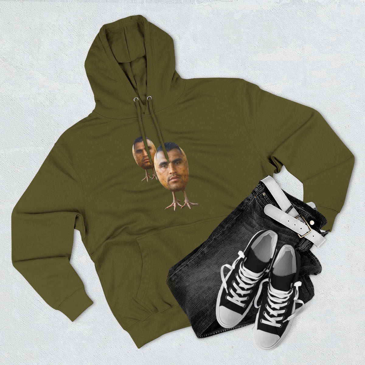 Potato Boys Flannel Hoodie